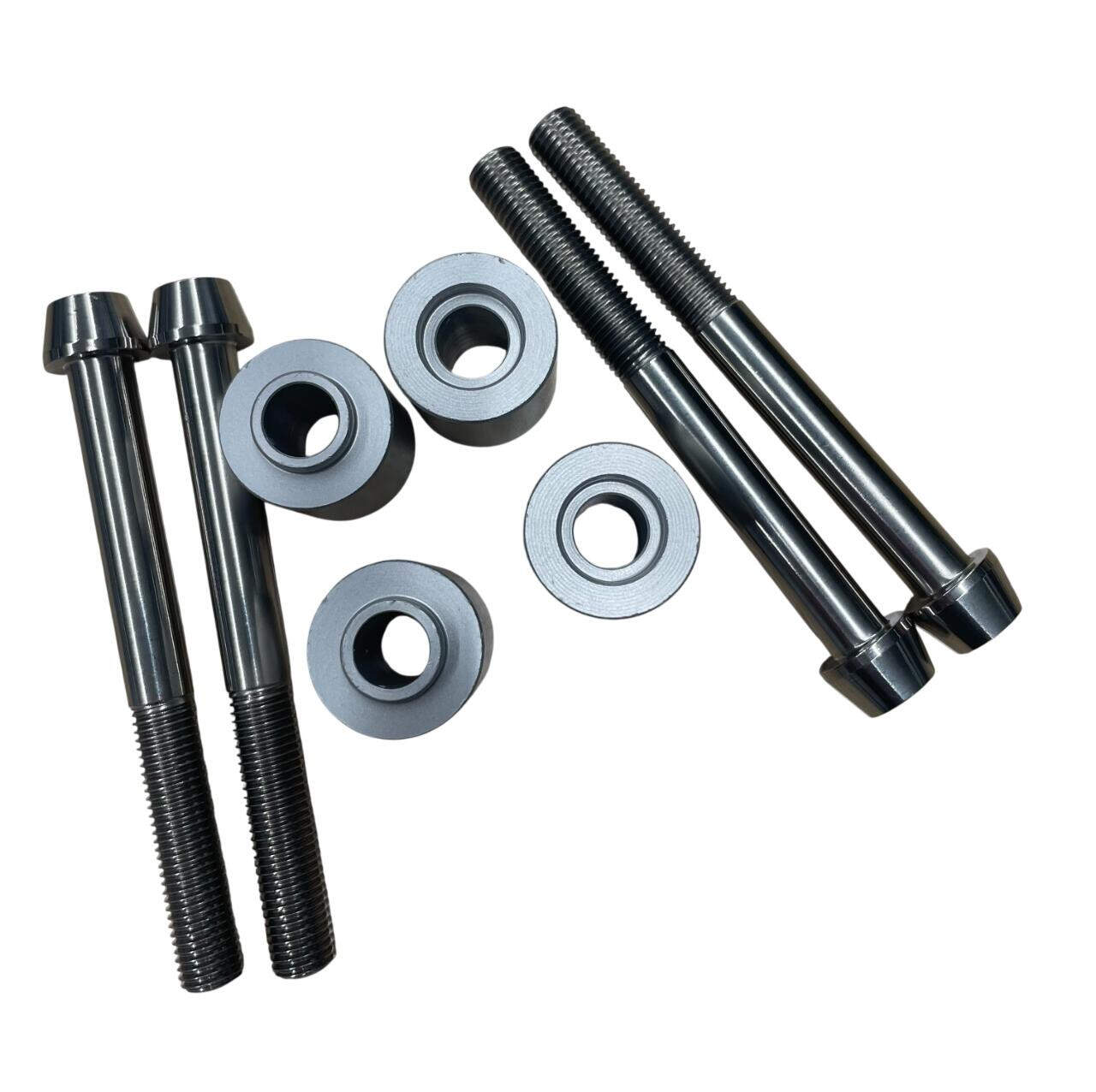 EMagTech Distanziale Per Disco Freno In Lega Di Alluminio 2mm Per Mountain Bike, Viti Incluse, Ottimizza Corone