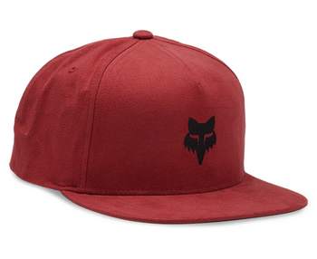 FOX HEAD SNAPBACK HAT [FLM RD] FLAME RED OS - 3164