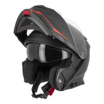 Casco Eight S550 Negro Rojo