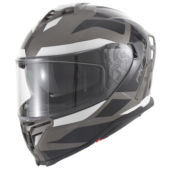 Casco Vito Presto Negro Gris Blanco