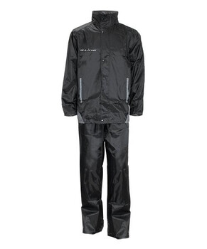 Traje de Impermeable Moto Dos piezas Negro