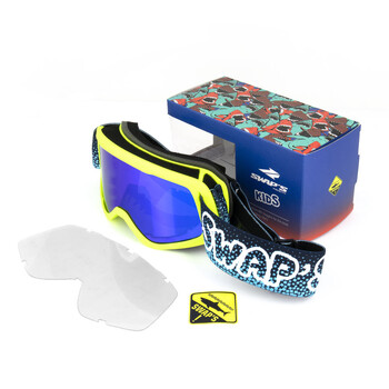 Gafas de Cross Bubble Infantil Amarillo / Espejo A