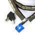 Candado Cable Articulado 18mm x 150cm Negro