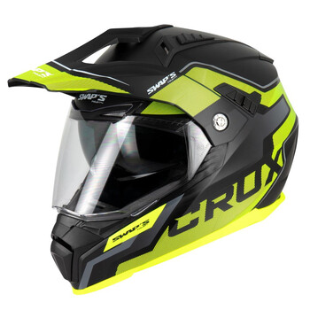 Casco Swaps S789 Negro Amarillo