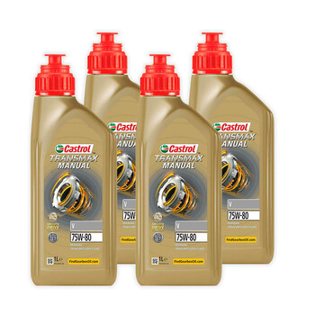 Aceite Castrol Transmax Manual V 75W80 1L 4 Unidad