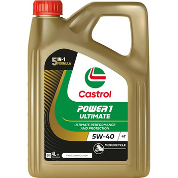 Aceite Castrol Power 1 Racing 5W40 4T Sintético 4L