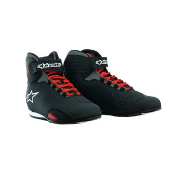 Botas motocicleta Alpinestars Sektor Negro Rojo