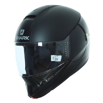 Casco Shark EVOJET BLANK KMA Negro Mate