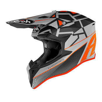 Casco Airoh Wraap Mood Naranja mate